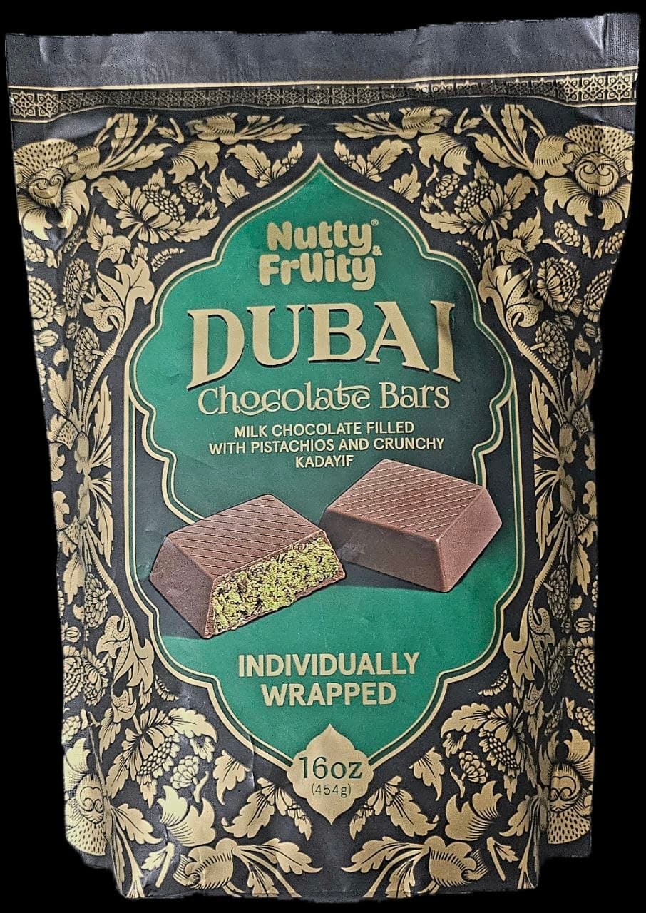 Nutty Fruity Dubai Chocolate Bars